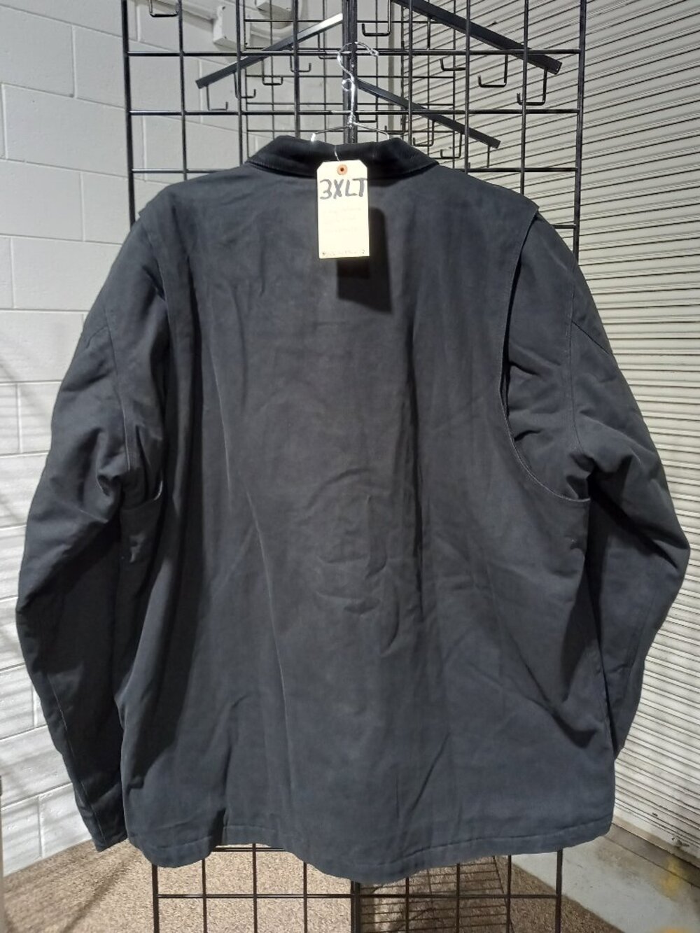 CANVAS CONCEALED CARRY JACKET - Black | 3XLT - Picture 3 of 5